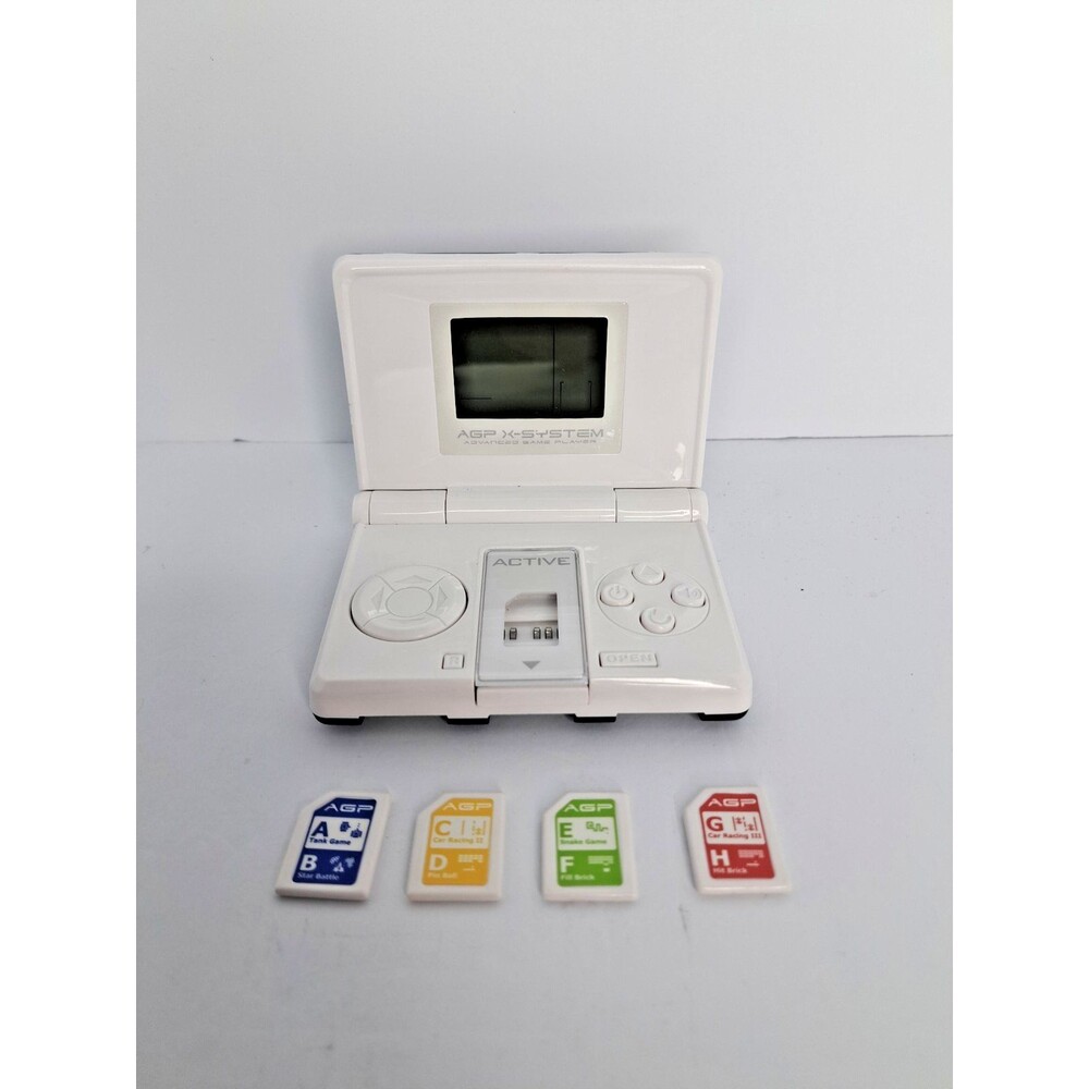 Agp X System Advance Game Player Electronic Handheld 8 Classic Games Open Box